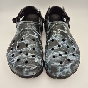 CROCS All Terrain Men 13 Clogs  Elements Collections Black Marble